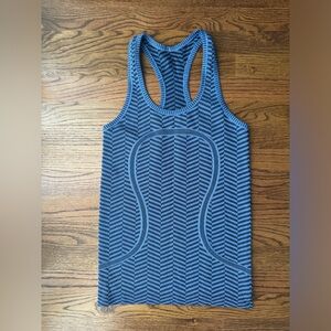 Lululemon blue racerback tank top